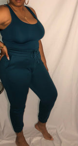 Cozy jogger set (Teal)